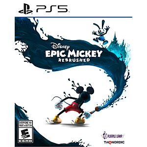 Disney Epic Mickey: Rebrushed (PS5) $23 + Free Shipping w/ Prime or on orders over $35