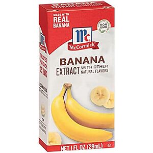 1-Oz McCormick Banana Extract w/ S&S