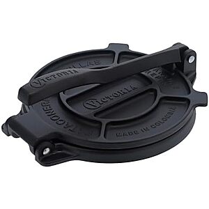 6.5" Victoria Cast Iron Tortilla Press, Tortilla & Roti Maker $15 + Free Shipping w/ Prime or on orders over $35