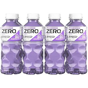 8-Pk 20-Oz POWERADE ZERO Sports Drink (Grape) $4.55 w/ S&S