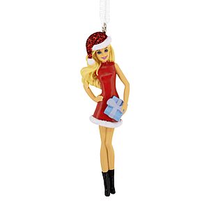 Hallmark Christmas Barbie Santa Ornament $3.67 + Free Shipping w/ Prime or on orders over $35