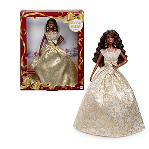 Barbie Signature 2025 Holiday Fashion Doll (Brown Curly Hair) $20 + Free Shipping w/ Prime or on orders over $35