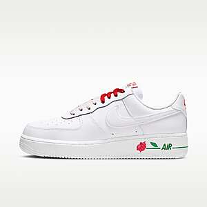 Nike Women's Air Force 1 '07 SE Shoes (White/Sport Red/Pine Green) $67.50 + Free S&H