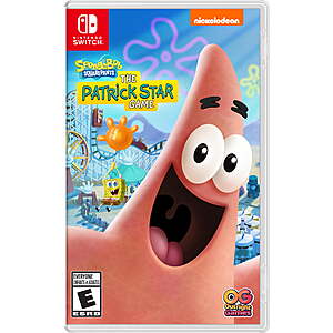 SpongeBob SquarePants: A Patrick Star Game (Nintendo Switch)