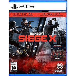Rainbow Six Siege Elite Edition (PS5) $9.98 + Free Shipping w/ Prime or on orders over $35