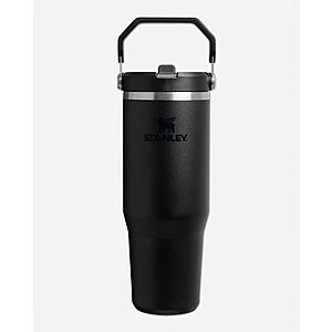 30-oz Stanley IceFlow 2.0 Flip Straw Insulated Stainless Steel (Black)