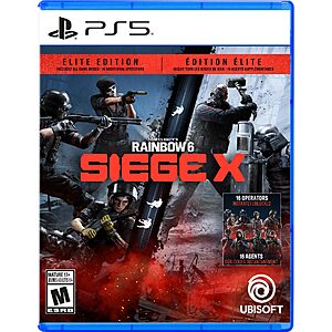 Rainbow Six Siege Elite Edition (PS5) $9.98 + Free Shipping w/ Walmart+ or on $35+