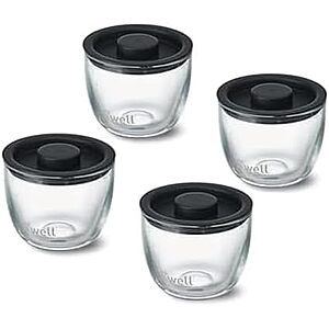 Prime: 4-Pack 12-Oz S'well Meal Prep Glass Bowls w/ Lids (Black) $17 + Free Shipping