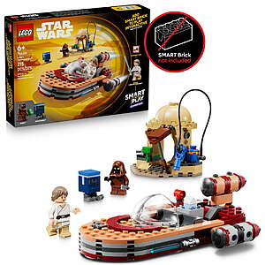 215-Pc LEGO Star Wars SMART Play: Luke’s Landspeeder Set (75420) $31.95 + Free Shipping w/ Walmart+ or on $35+