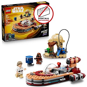 215-Pc LEGO Star Wars SMART Play: Luke’s Landspeeder Set (75420) $30 + Free Shipping w/ Circle Card or on $35+
