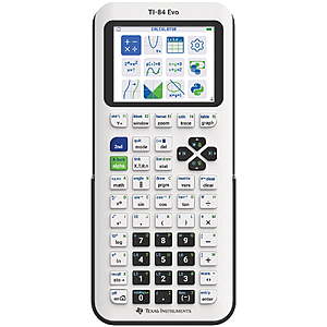 Texas Instruments TI-84 Evo Graphing Calculator w/ Python (White) $82 + Free Shipping