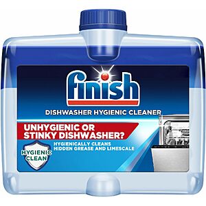 8.45-Oz Finish Dual Action Dishwasher Cleaner w/ S&S