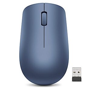 Lenovo 530 2.4 GHz Wireless Mouse (Various Colors) $10 