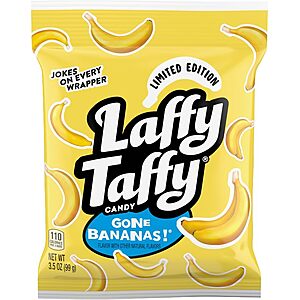 3.5-Oz Laffy Taffy Chewy Candy Mini Bars (Banana) $0.95 w/ S&S