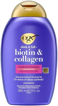 13-Oz OGX Thick & Full + Biotin & Collagen Volumizing Shampoo or Conditioner $3.08 w/ S&S + Free Shipping w/ Prime or on orders over $35