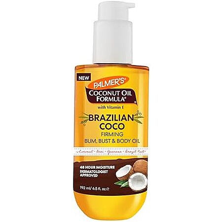 6.5-Oz Palmer's Coconut Oil Brazilian Coco Firming Body Oil $6.07 w/ S&S + Free Shipping w/ Prime or on orders over $35