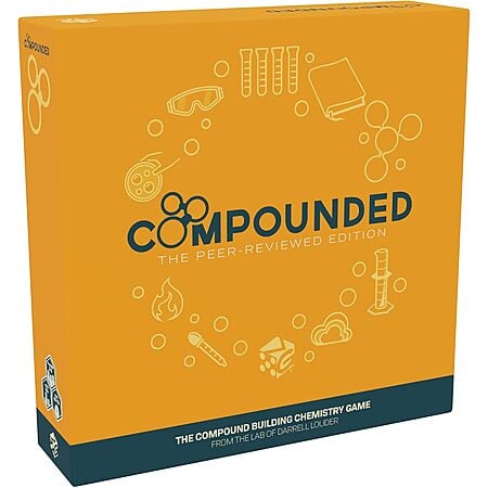 Compounded: The Peer-Reviewed Edition Science Strategy Board Game $12 + Free Shipping w/ Prime or on orders over $35