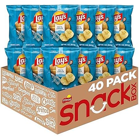 40-Count 1-Oz Lay's Salt & Vinegar Potato Chips $14.59 w/ S&S + Free Shipping w/ Prime or on orders over $35