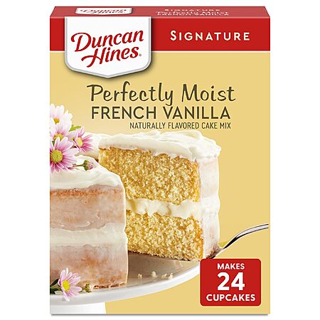 15.25-Oz Duncan Hines French Vanilla Flavored Cake Mix $1.31 w/ S&S + Free Shipping w/ Prime or on orders over $35
