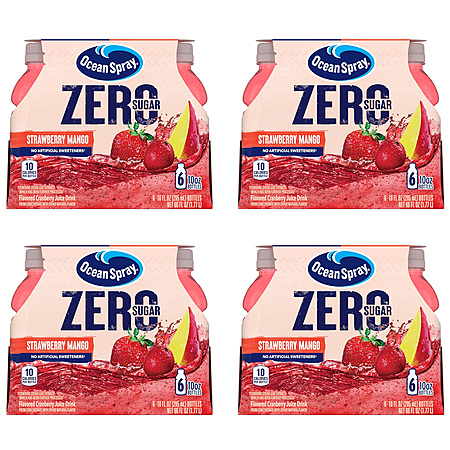 24-Count 10-Oz Ocean Spray ZERO Sugar Strawberry Mango Juice Drink $11.76 + Free Shipping w/ Prime or on orders over $35