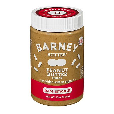 16-Oz Barney Butter Peanut Butter (Bare Smooth) $2.72 w/ S&S + Free Shipping w/ Prime or on orders over $35