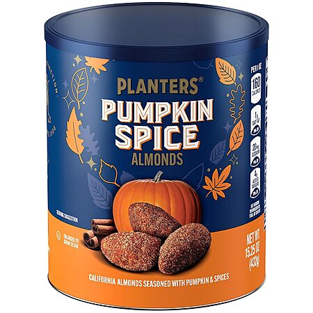 15.25-Oz Planters Pumpkin Spice Almonds $2.74 + Free Shipping w/ Prime or on orders over $35