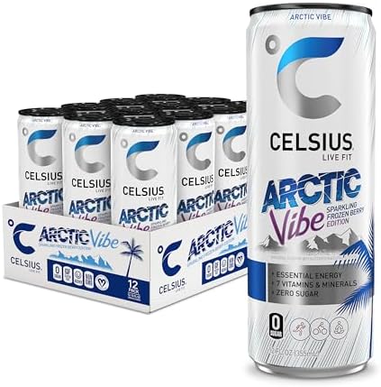 12-Pack 12-Oz Celsius Sugar Free Sparkling Energy Drink (Arctic Vibe) $13.27 w/ S&S + Free Shipping w/ Prime or on orders over $35