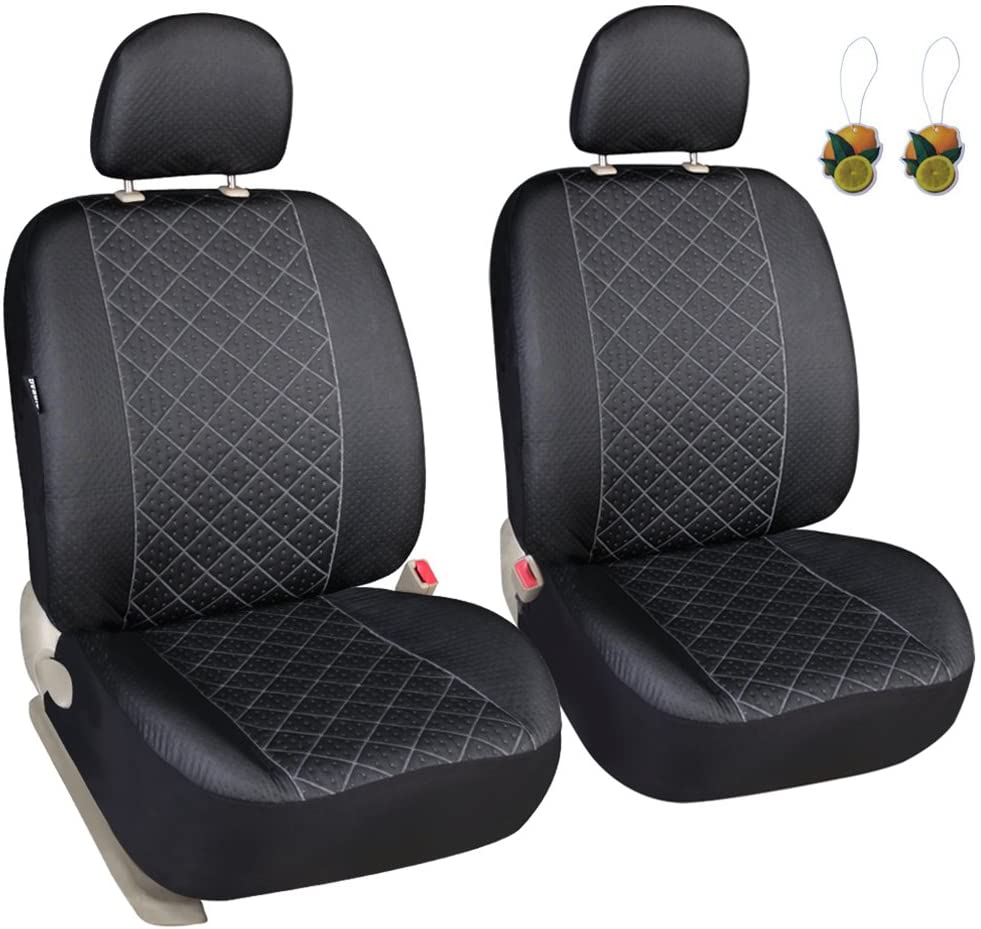 Set of 2 Leader Accessories Elegance Car Front Seat Covers (Black) $11.05 + Free Shipping w/ Prime or on $25+