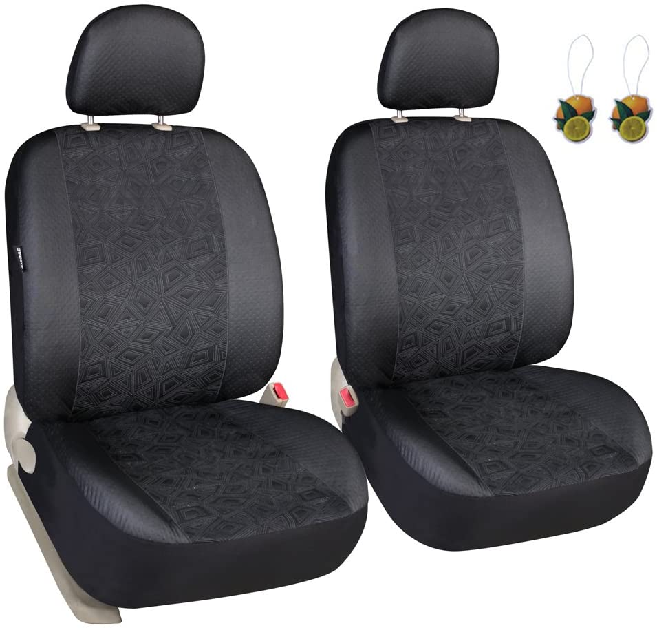 Set of 2 Leader Accessories Elegance Car Front Seat Covers (2 Styles) from $9.99 + Free Shipping w/ Prime or on $25+