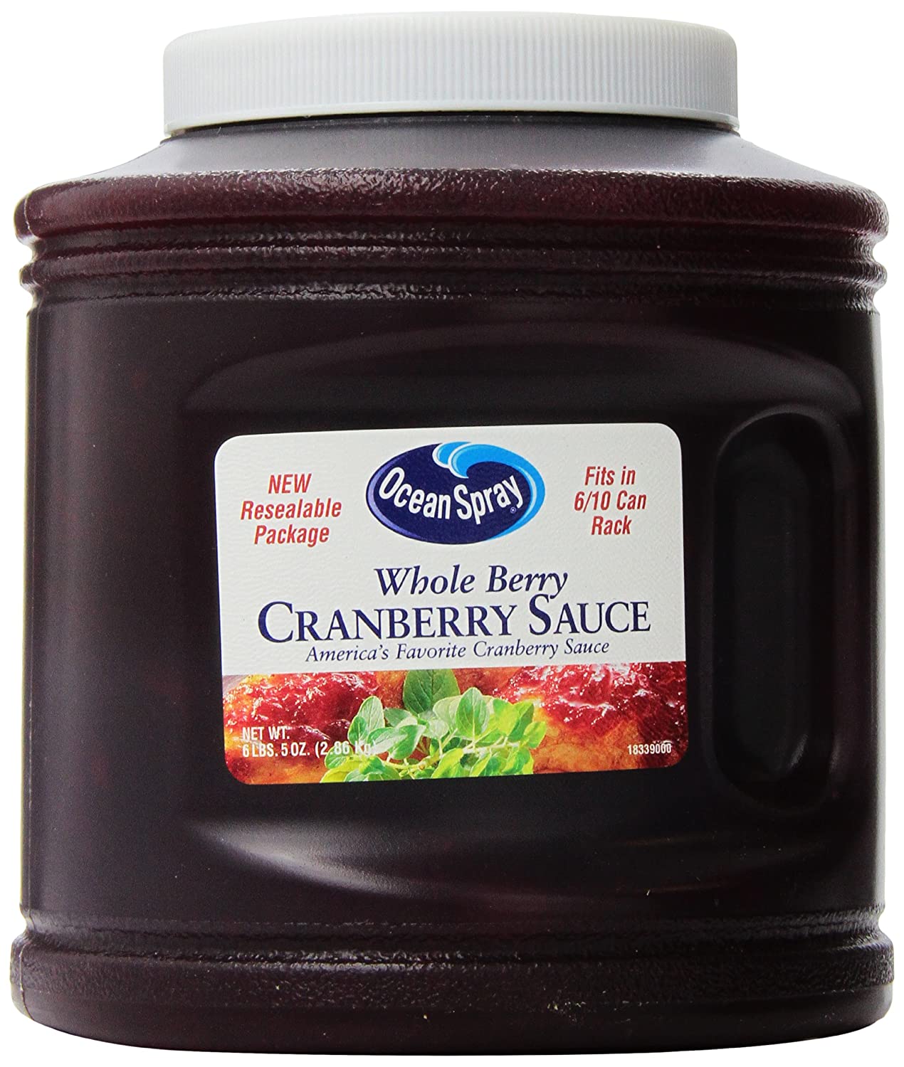 101oz Ocean Spray Whole Cranberry Sauce Resealable Container