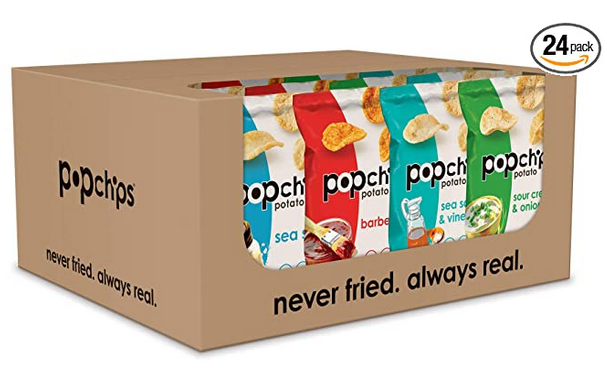 24-Count 0.8-Oz Popchips Potato Chips (Variety Pack) $9.86 w/ S&S + Free Shipping w/ Prime or on orders over $25