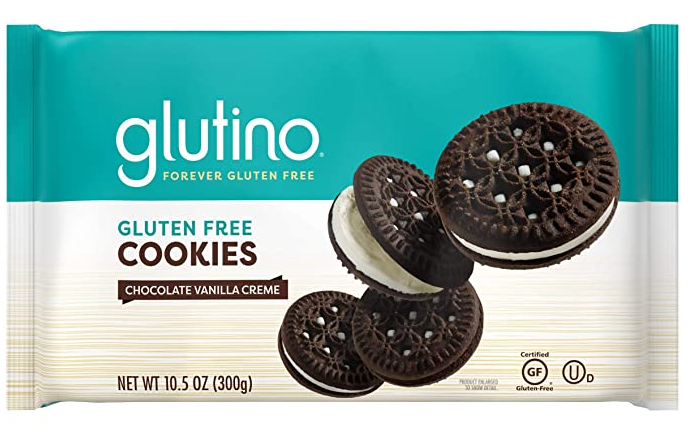 10.5-Oz Glutino Chocolate Vanilla Creme Gluten Free Cookies $2.79 w/ S&S + Free Shipping w/ Prime or on orders over $25