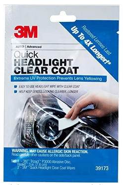 3M Quick Headlight Clear Coat Kit $3.67 + Free Shipping w/ Prime or on orders over $25