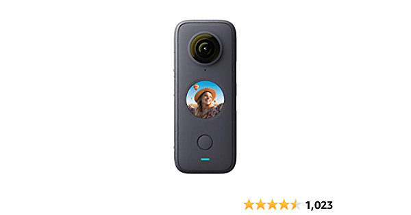 Insta360 ONE X2 360 Degree Waterproof Action Camera, 5.7K 360, Stabilization, Touch Screen, AI Editing, Live Streaming, Webcam, Voice Control - $365