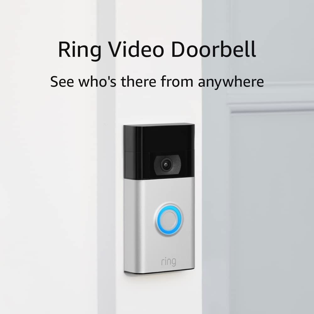Ring Video Doorbell – newest generation, 2020 release – 1080p HD video for $69.99 at Amazon if ordered with Alexa
