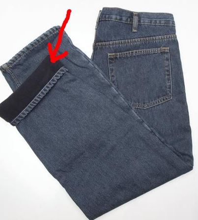 Men's Fleece-Lined 5-Pocket Denim Jeans; Menards $15.97