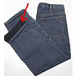 Men's Fleece-Lined 5-Pocket Denim Jeans; Menards $15.97