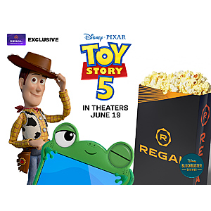 Disney+ Members: Regal Crown Club Members Seeing Toy Story 5 Get Free Small Popcorn