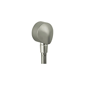 Hansgrohe Wall Outlet with Dual Check Valve, Handheld Shower, 1/2-Inch Thread Connection, Round Brushed Nickel, 27458823 $14.72
