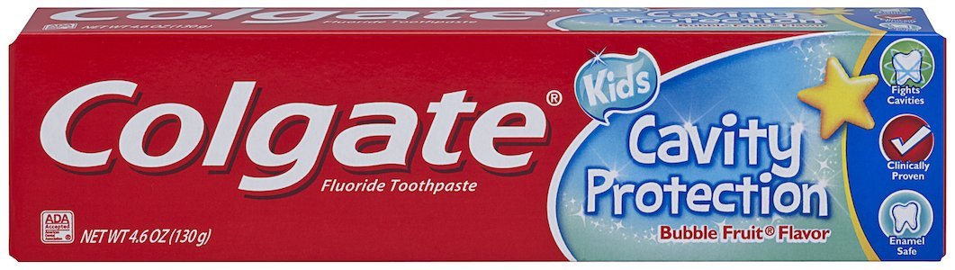 4.6oz Colgate Kids Cavity Protection Toothpaste, Bubble Flavor : $1.29 or less