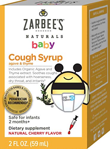 2oz Zarbee's Naturals Baby Cough Syrup with Agave & Thyme, Natural Cherry Flavor: $3.98 or lower (after $4 off coupon)