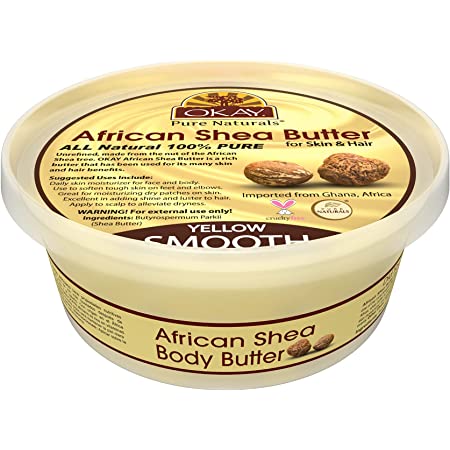 Shea Butter Yellow Smooth | All Natural, 100% Pure- Unrefined | Daily Skin Moisturizer For Face & Body | Softens Tough Skin | Moisturizes Dry Skin: $3 or lower at Amazon