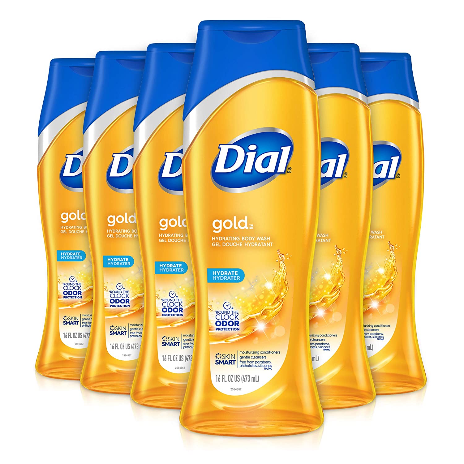 12 count 16oz Dial Body Wash, Gold: $21.55 or lower