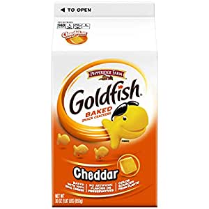2 pack 30oz Pepperidge Farm Goldfish Cheddar Crackers, Snack Crackers: $8.88 or lower
