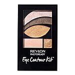 Revlon PhotoReady Eye Contour Kit, Eyeshadow Palette with 5 Wet/Dry Shades &amp; Double-Ended Brush Applicator, Rustic (523): $2.14 or lower