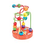 Nuby Coloful Mini Wooden Bead Maze Roller Coaster- Early Educational Toy: $3.97