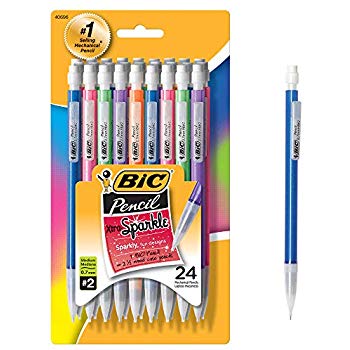 24 count BIC Xtra-Sparkle Mechanical Pencil, Medium Point (0.7 mm): $2.87 or less w/S&S