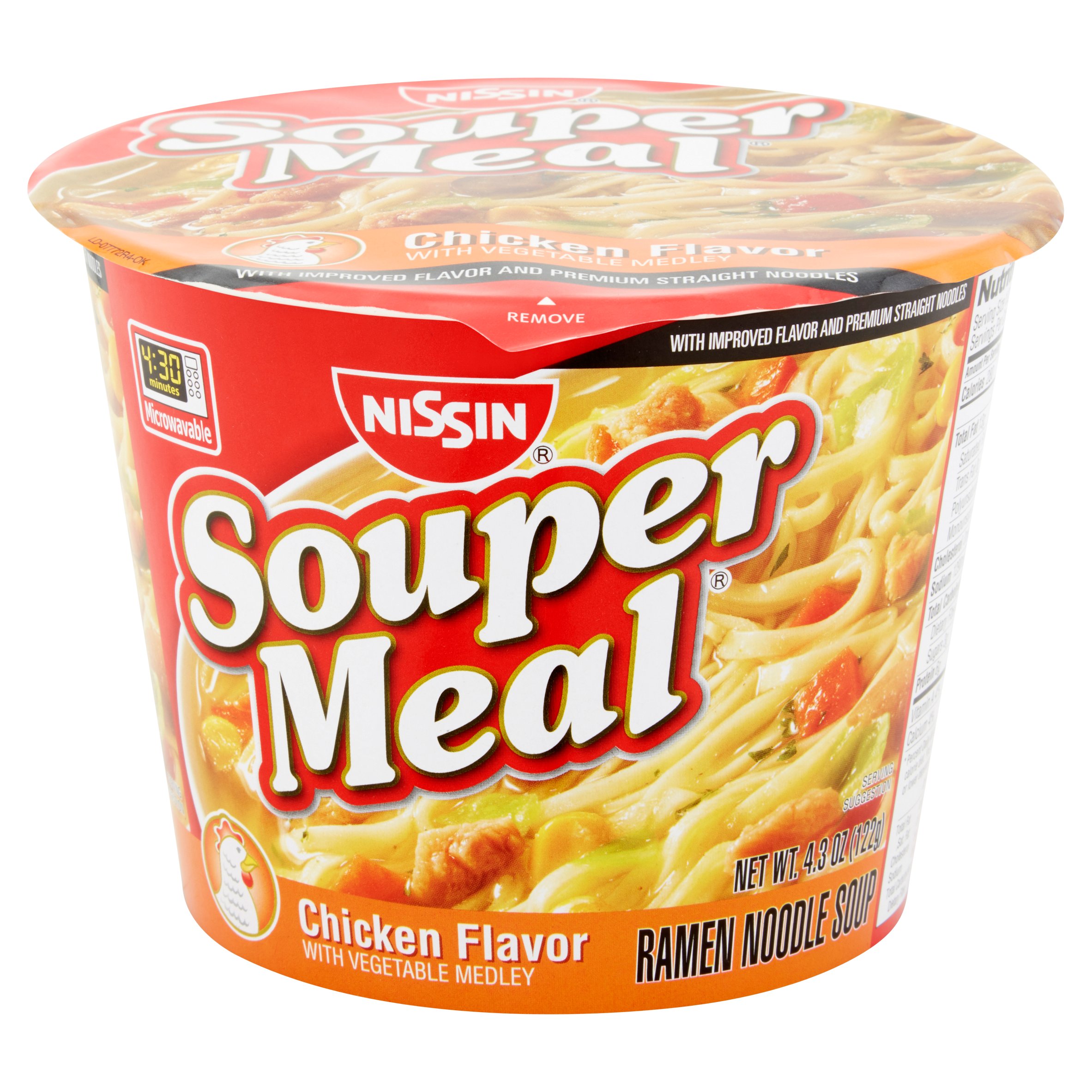 6 pack Nissin Souper Meal, Chicken, 4.3 Ounce: $3 or less w/S&S
