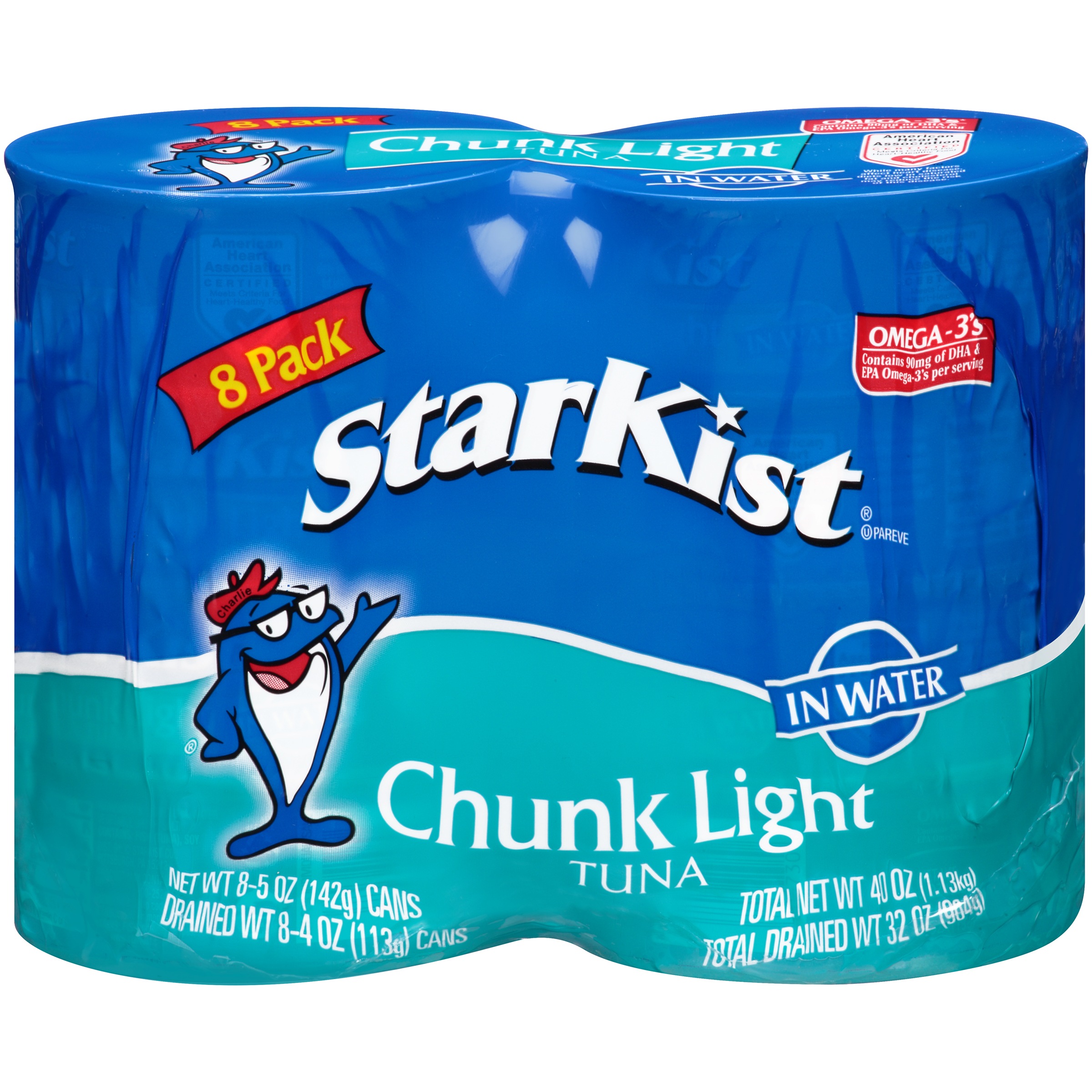 8 pack StarKist Chunk Light Tuna in Water, 5 Ounce Cans: $6.50 or less w/S&S