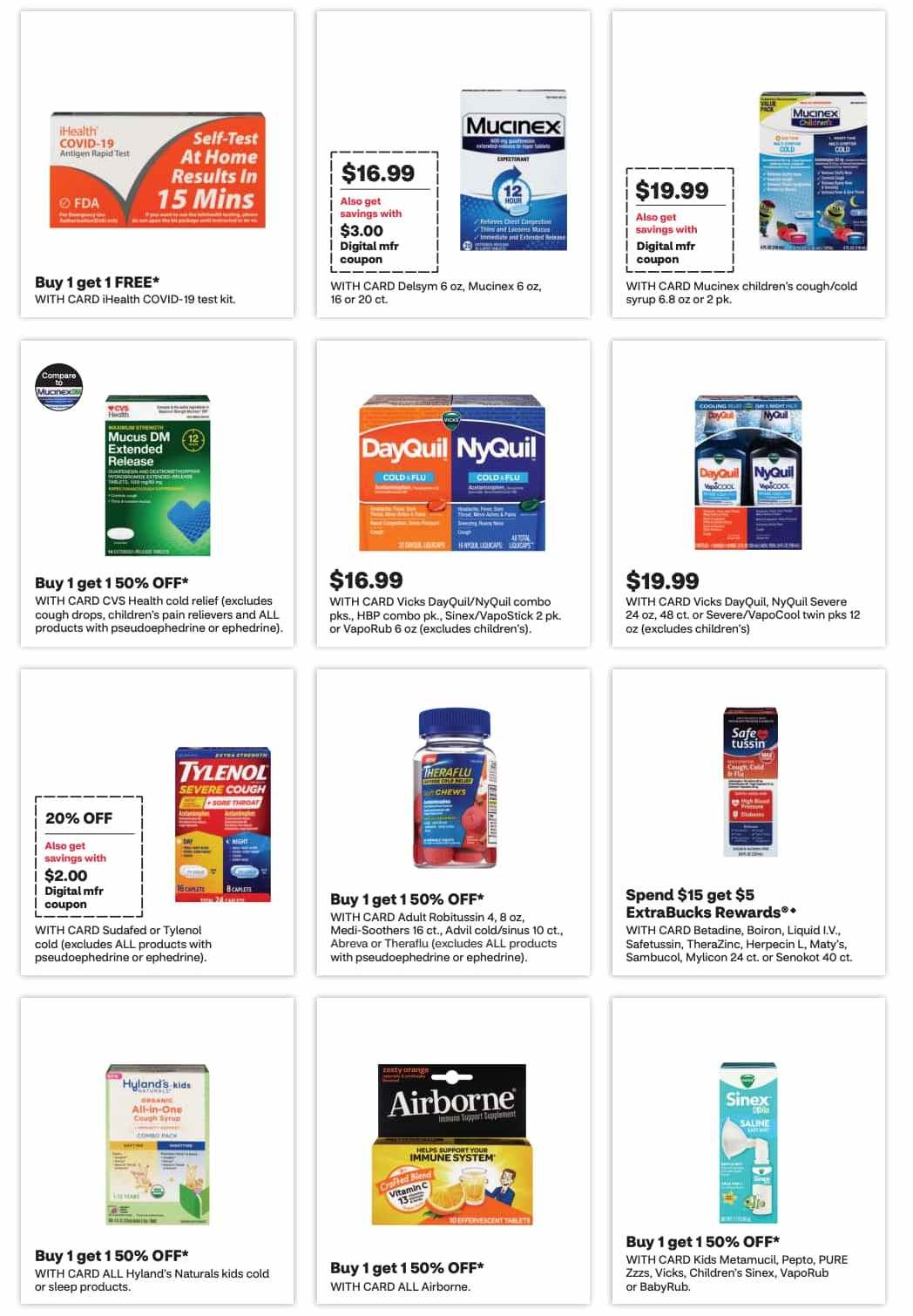 CVS 12/29/24 – 1/11/25 Deals